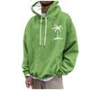 Men's Hooded Print Pattern Fashion Loose Men's And Women's Long Sleeve Hooded Sweatshirt