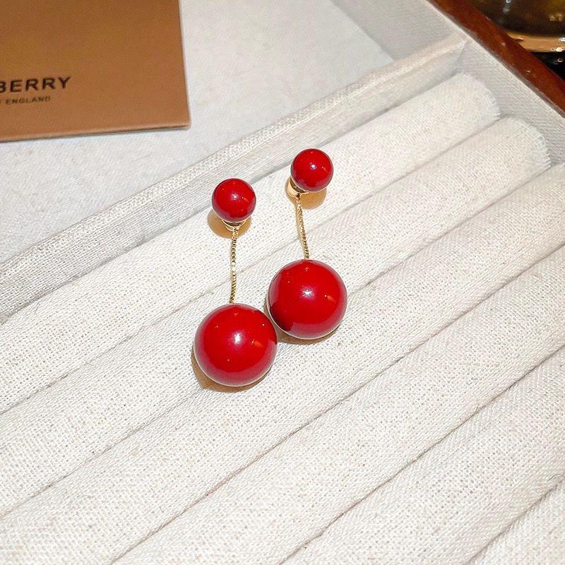 

Elegant 925 Silver Pearl Tassel Earrings - Luxury High-End Long Dangle Design