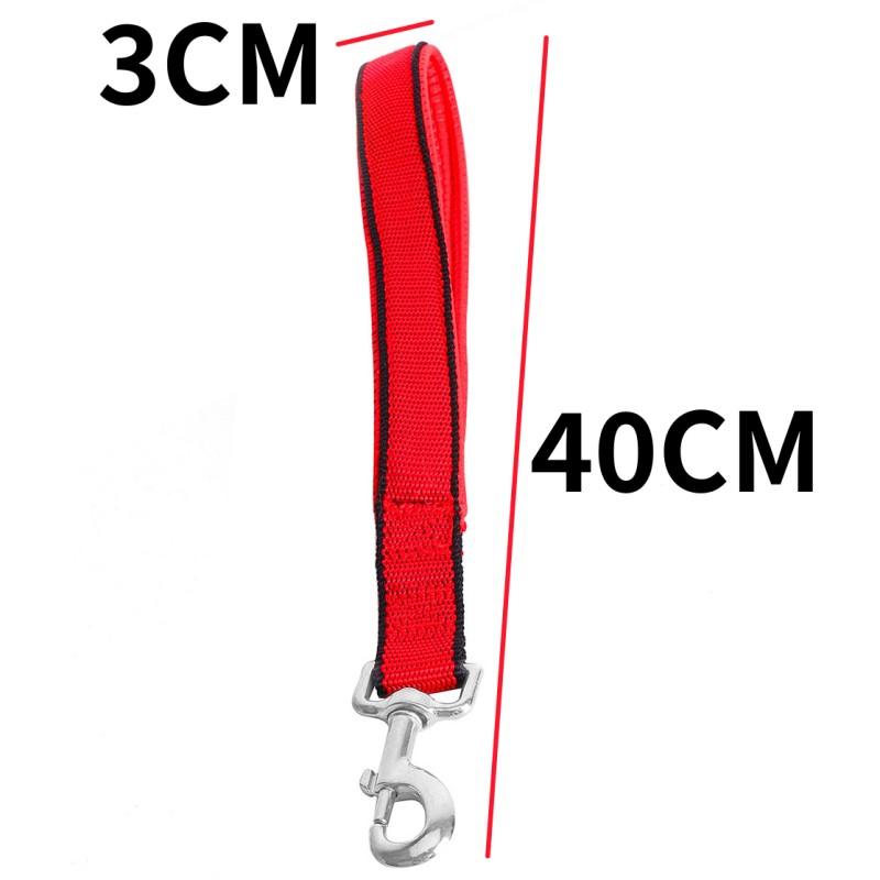 Dog Leash Short Dogs Leash Durable Nylon Leashes for Large Dog Walking Rope Comfortable Handle Dogs Leashes Seat Belts Pet Chain