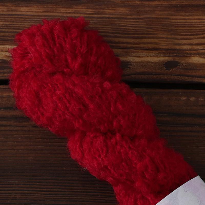 Wool Circle Solid Color Yarn Hand Woven Diy Scarf Hat Sweater Medium Thick Merino Wool Thread Soft And Comfortable Fluffy
