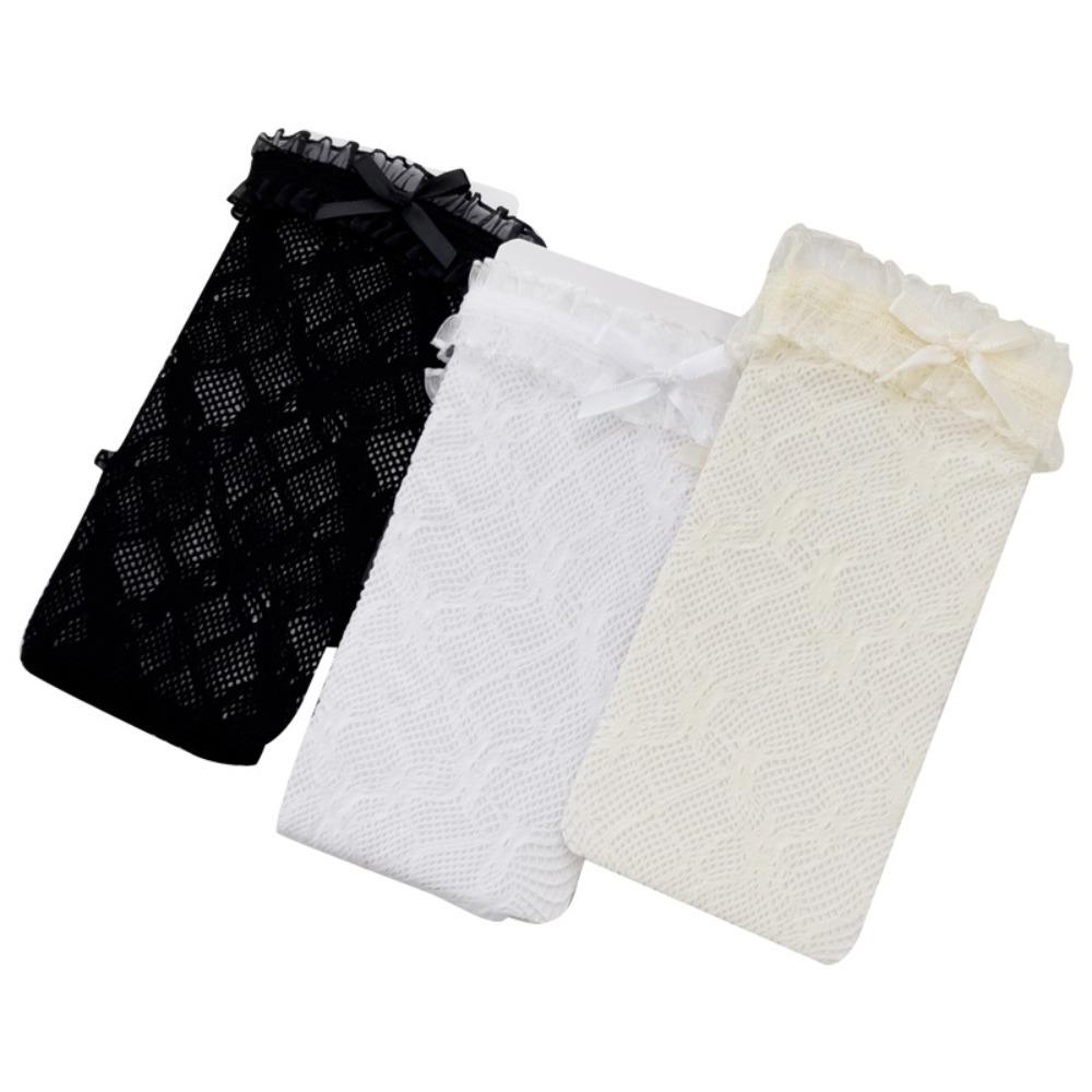 Bowknot Middle Tube Sock Nylon Harajuku Sock Sweet Lolita Sock Women