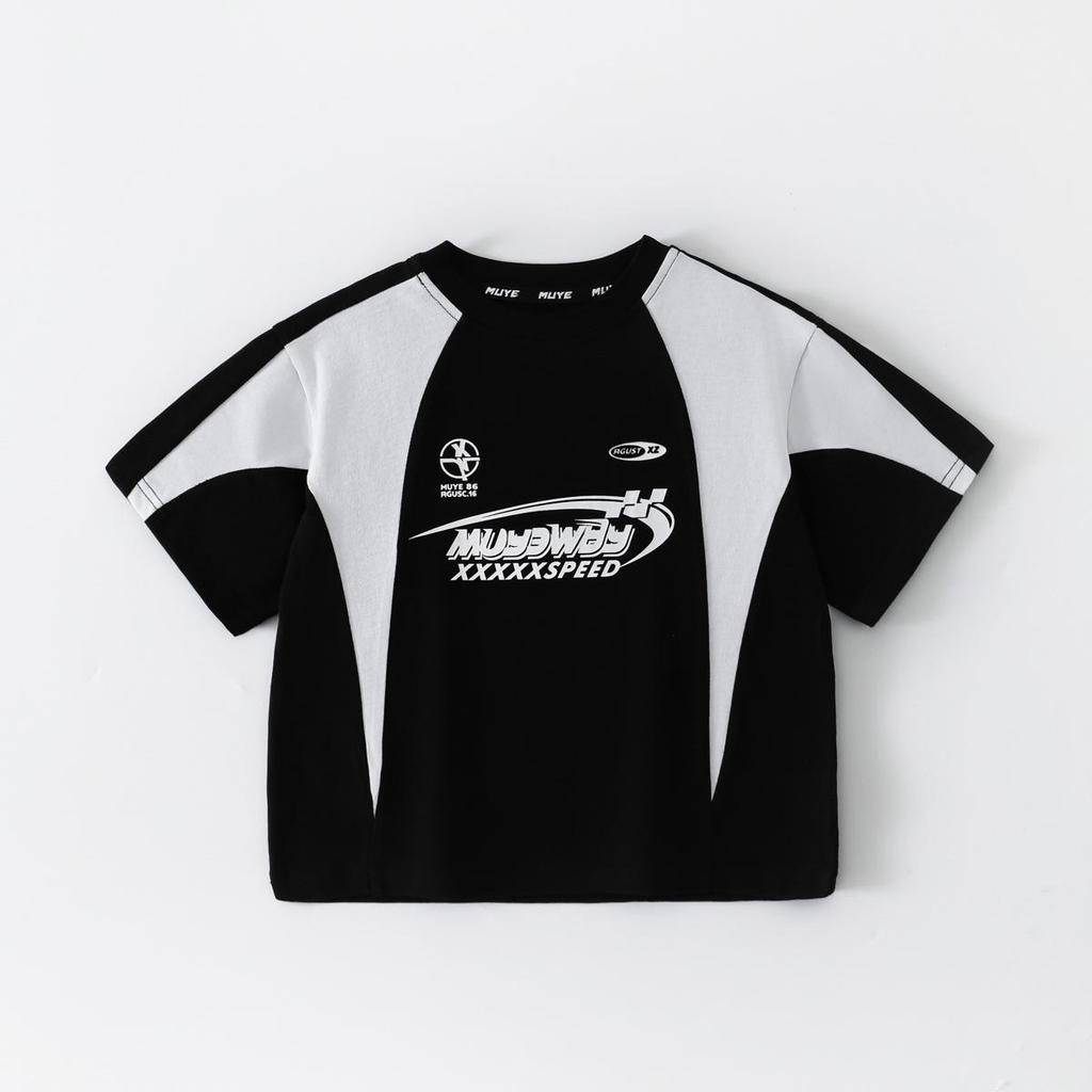 T-shirt Estiva a Maniche Corte in Cotone per Ragazzi Beiteng – Top per Bambini alla Moda e Versatile