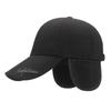 New Woolen Hat Warm Ear Protector Baseball Cap Fashion Cap Middle-Aged And Elderly Outdoor Leisure Cotton Hat
