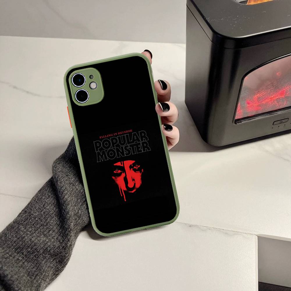 

F-FallingS In Reverse FIR For iPhone 15 16 Pro Max 11 12 13 14 XS XR X Plus 16E Matte Translucent Phone Cover iphone 15pro max