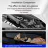 For BMW 5Series i5G60 2PCS Set Car Front Water Drain Cover Engine Front Drain Cover Windshield Anti Blocking Protective Stickers