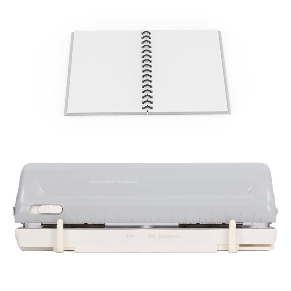 Adjustable Center Spacing Adjustable Paper Puncher For A4 A5 B6 A7 Paper Sizes