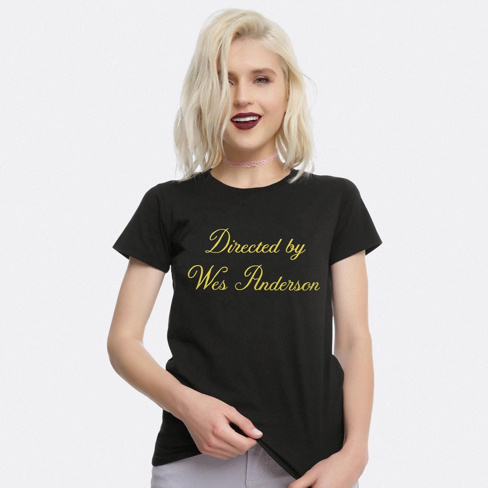 Directed by Wes Anderson T-Shirt, Men s Women s Sizes (AND-47761) S