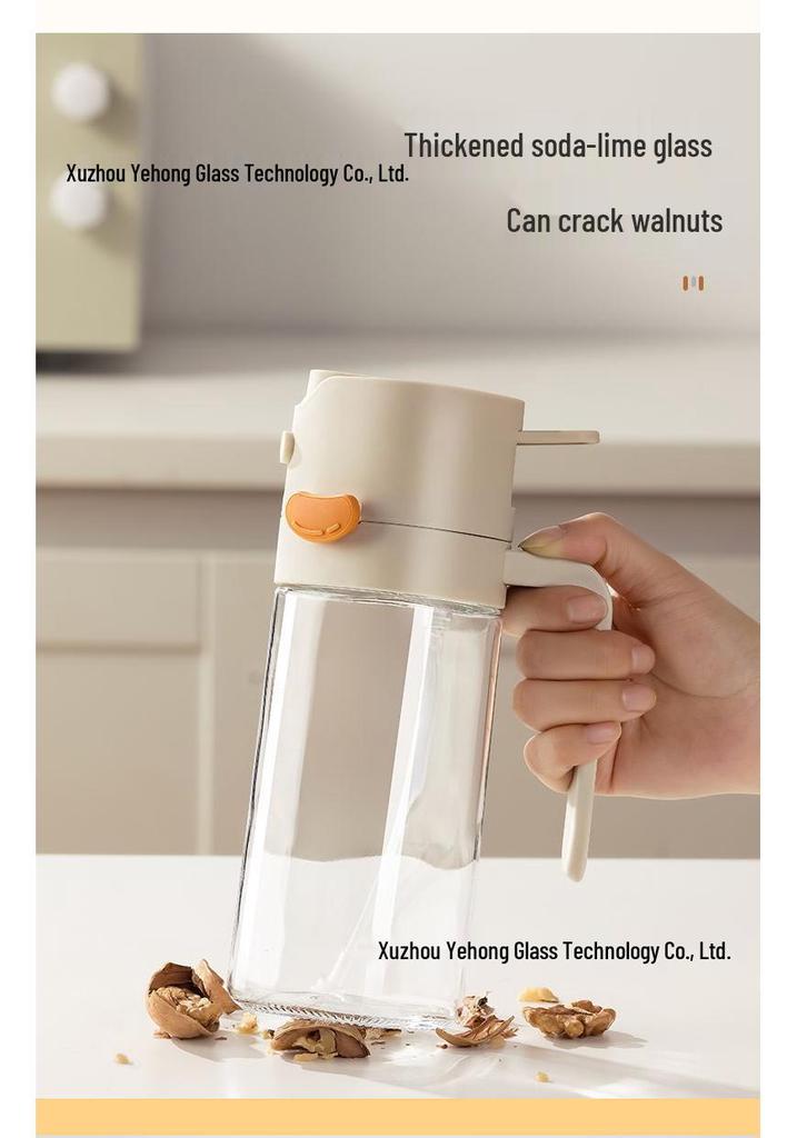 Dual-Use Glass Oil Spray Bottle - Non-Stick Atomization for Kitchen Use