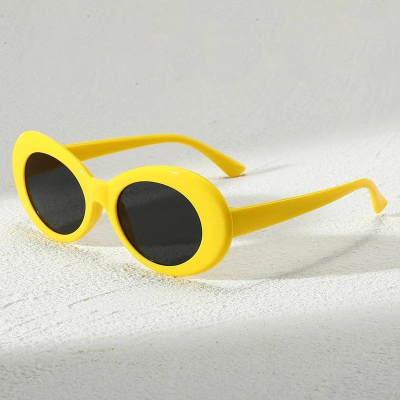 123Pcs Fashionable Oval Frame Glasses With Retro Academic Style Suitable For Street Pography And As A Holiday Gift