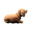 Resin Flocking Dachshund Shaking Head Car Ornament