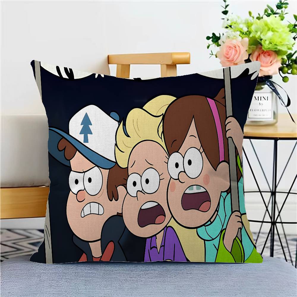 Film Gravity Falls Pillow Gift Home Office Decoration Bedroom Sofa Car Cushion Cover Case 45x45