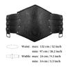 Nordic Viking Thor's Hammer Embossed Wide Knight Belt - Medieval Retro Style