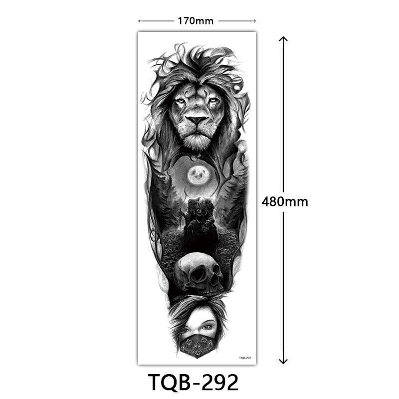 Full Arm Tattoo Sticker, Full Arm Big Picture Tattoo Sticker, Flower Arm Tattoo Sticker Tattoo