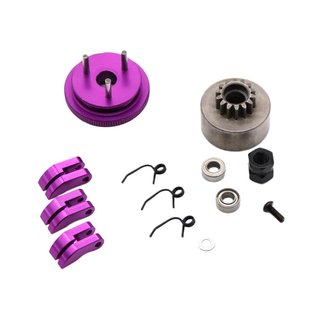 1 Set Clutch Bell Gear Flywheel DIY Assembly Parts for HSP HPI GM ZD