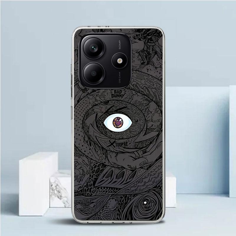 Bad Bunny X100pre Soft Cover for Xiaomi Redmi Note 15 14 13 12 Pro Plus Phone Case 14S 11S 11T 11E 10S 10 4G Pattern Shell Redmi