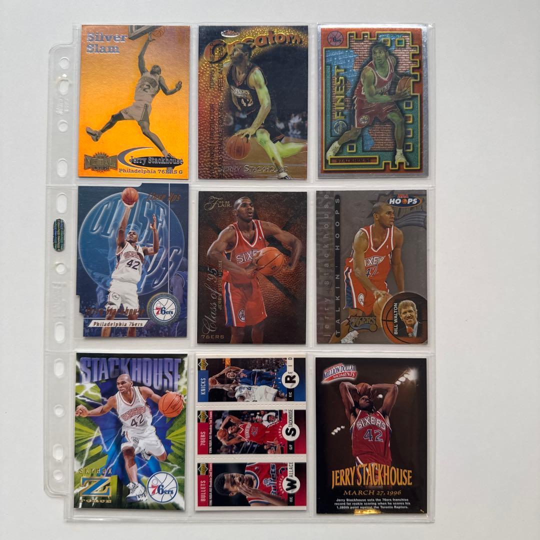 Used [Total 10 pieces] 90s Jerry Stackhouse Luxury Rare Set