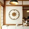 11 Inch Silents Rustics Wooden Wall Clock Battery Operated,Analog Wall Clock for Living Room Bedroom Kitchen Home Decors