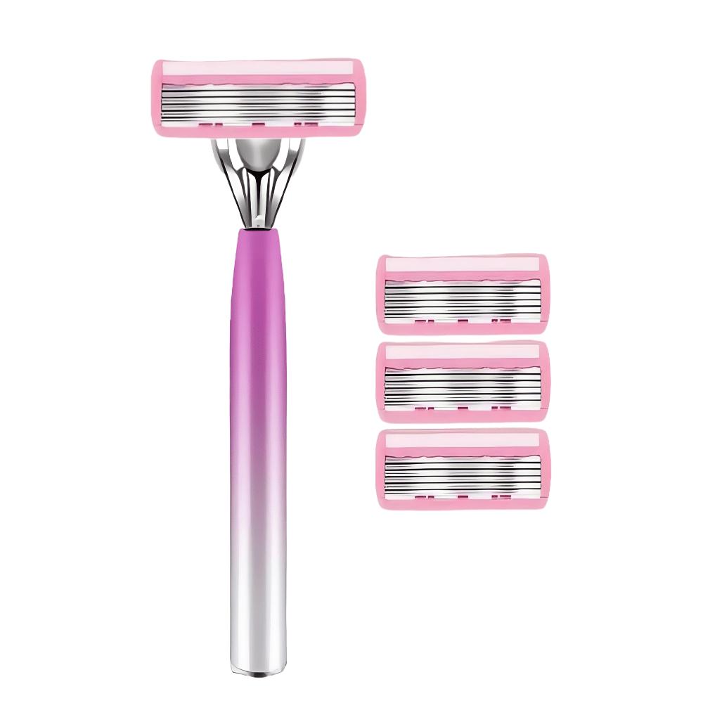 

Бритва Pattern Razor Classic 6 Layer безопасная бритва для мужского бритья и удаления волос у женщин лезвия для бритья ручная бритва