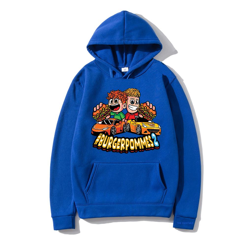 Burgerpommes 2 Hoodie Fashion Men/Women Aesthetic Cute Icrimax Hoodies Unisex Autumn Winter Cartoon Casual Pullovers Sweatshirts