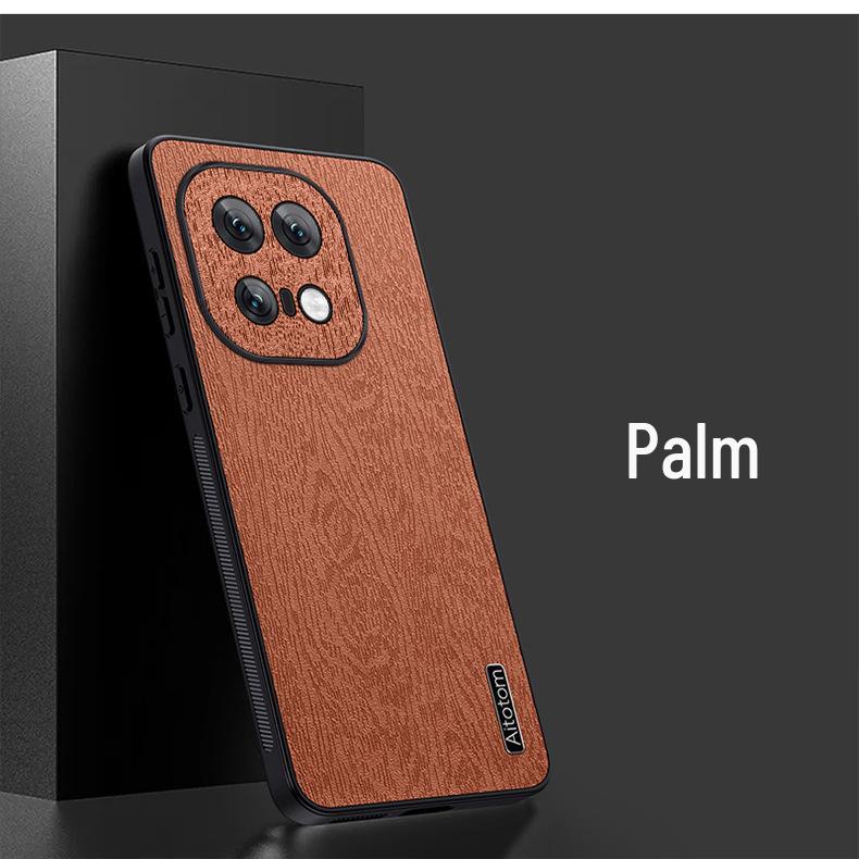 

Кожаный чехол для телефона iQOO15 с узором дерева - Защитный чехол для iQOO15 12 Pro