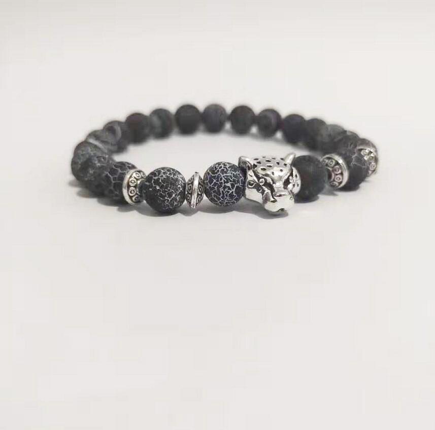 European and American Fashion Leopard Head Bracelet - New Style Jewelry