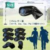 Golf Iron Cover Head Cover 9 Piece Set Golf Club Protection PU Leather High Quality Embroidery MSW2357 Black
