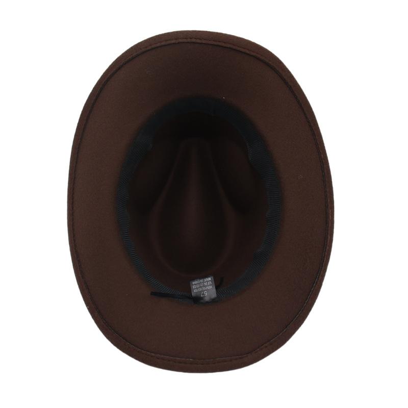 Western Cowboy Top Hat Stage Performance Outdoor Shading Sun Protection Ethnic Style Tibetan Panama French Retro