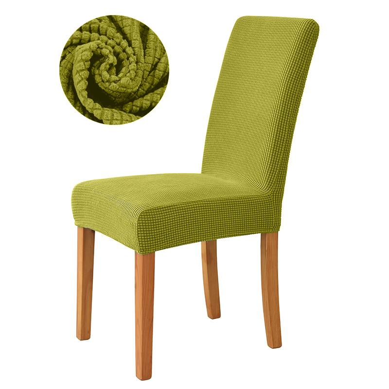 Elastic Solid Color Chair Cover Home Spandex Stretch Slipcovers Chair Seat Covers For Kitchen Dining Room Wedding Banquet Home