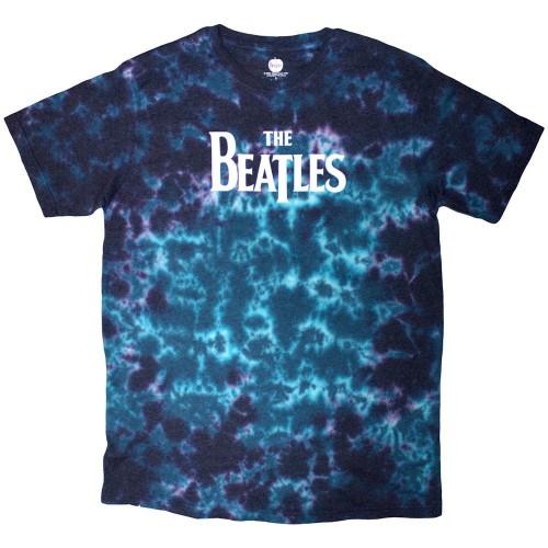 The Beatles Unisex Adult Drop T Logo Washed T-Shirt