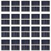 ABUL-200Pcs Mini Solar Panel New 0.5V 100MA Solar Cells Photovoltaic Panels Module Sun Power Battery DIY