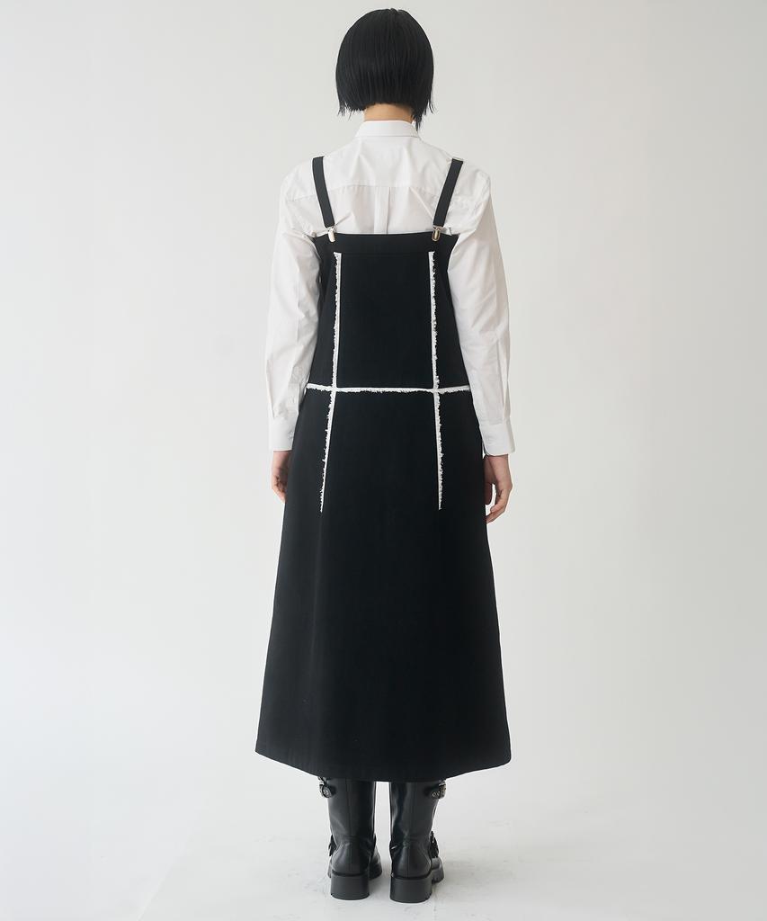 Yusim Wool Damaged Suspender Dress