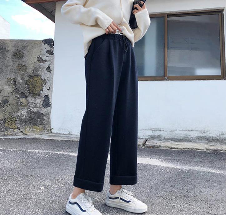 Inverno Caviglia Lunghezza Caldo Largo Gamba Pantaloni Donna Lana Jokers Pantaloni  Neri per Donna acquista in modo economico — spedizione gratuita, recensioni  reali con foto — Joom