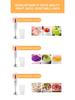 Dual-Voltage Baby Food Processor: 110V/220V Handheld Electric Mixer for Home Use
