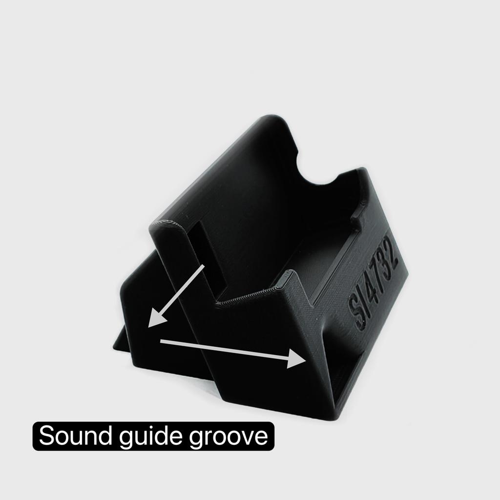 For ATS MINI SI4732 DSP Universal Radio Bracket with Built-In Sound Guide Groove Radio Special Stand 3D Print Radio Accessories