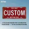 Custom Metal Tin Sign Heart Text Design for Home Garage Wall Decor