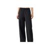 Anta Sports Lifestyle Series Solid Color Mid-Rise Breathable Versatile Casual Pants Women bottoms Black 162517522U-3