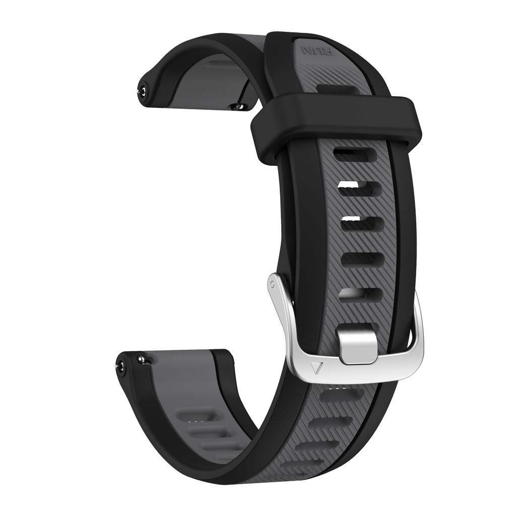 QuickFit Dwukolorowy Silikonowy Pasek Sportowy Do Zegarka Garmin Forerunner 165 570 42mm 245/Vivoactive 6 5/Venu 2 Plus Sq Paski Do Zegarków