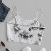 Women Ladies Tie- Print Sleeveless Blouse Pullover Vest Tank Crop Tops Shirts