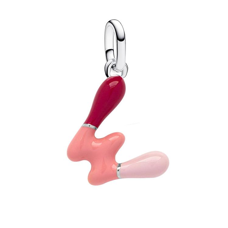 Authentic S925 Sterling Silver Charm Letter Pendant Fit  Bracelet Silver Dangle S925 Charm for Women Jewelry Loved Gift