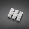 Flame Retardant PA10-3P Brass Terminal Block, 3-Position with Cross Screw and 10mm Hole Spacing