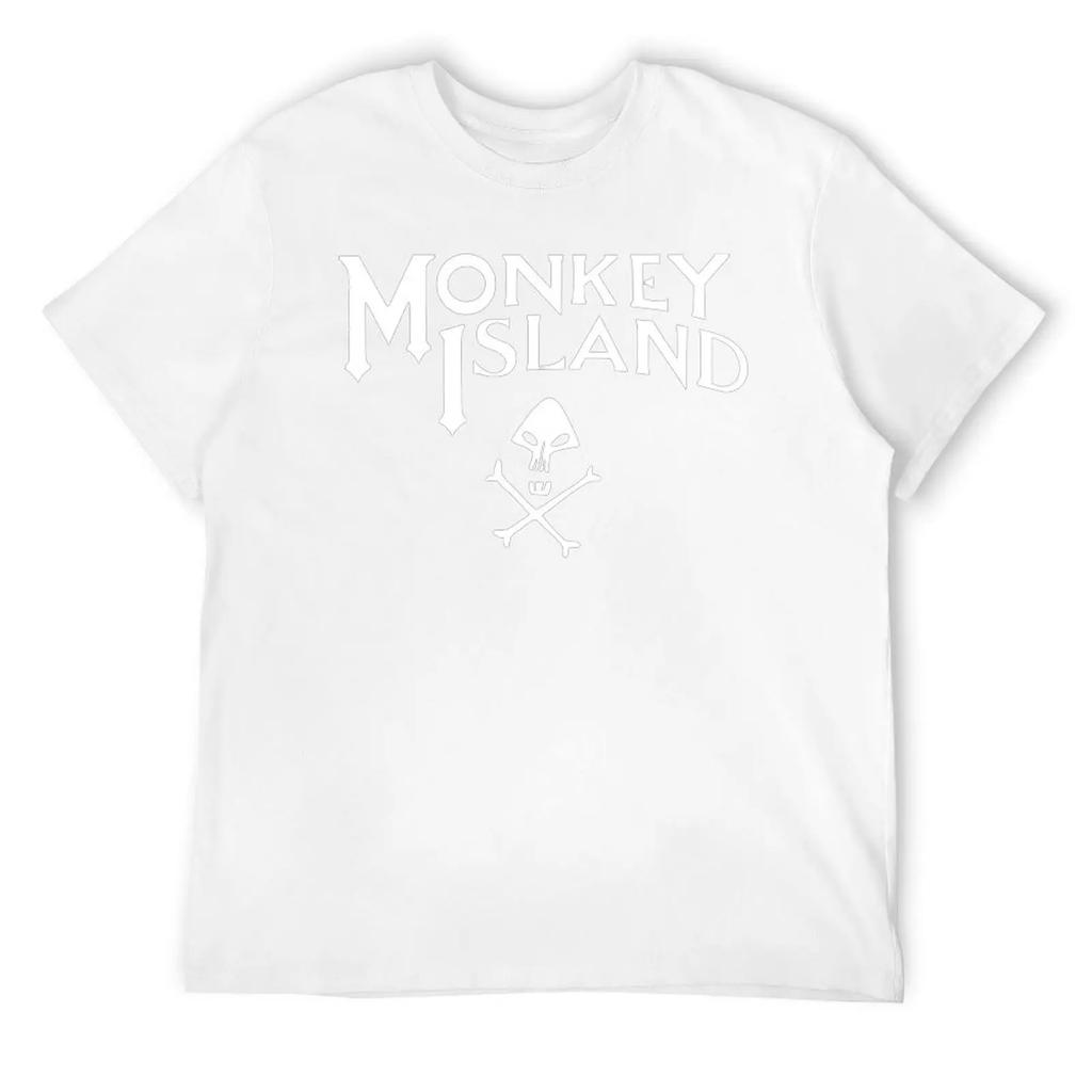 Monkey Island Classic Round Neck T-shirt Motion Tees Unique Funny Joke Fitness USA Size