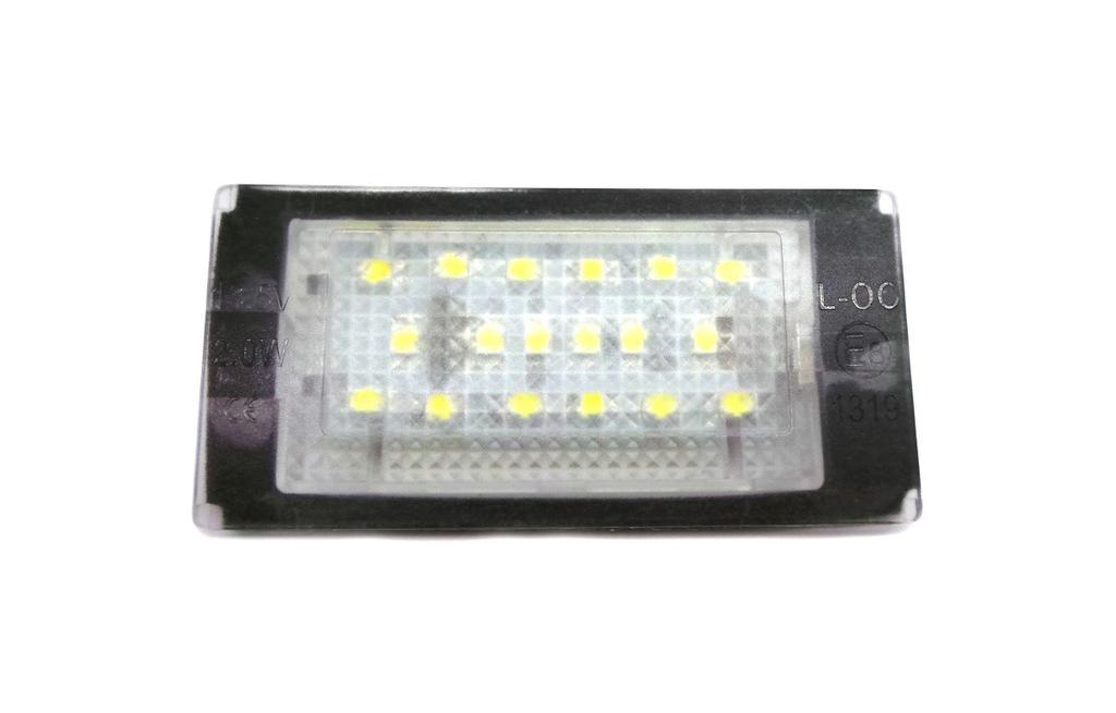 BMW LED License Plate Lights 2x650Lm, Set of 2 Pcs