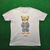 Sniper Gang T Shirt Unisexs Large Beige Zoolin Bear Swag Streetwear Vintage Graphic Top For Everyday Wear Breathable