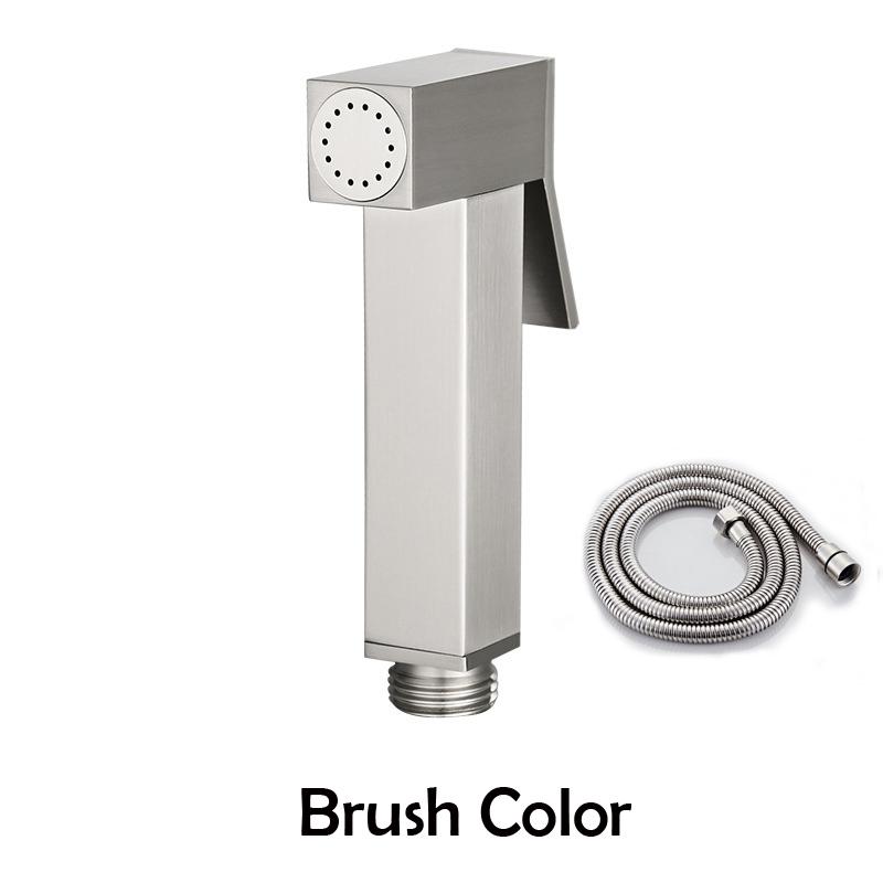 Brass Handheld Toilet Bidet Sprayer Set Accessories Black Bidet Faucet for Bathroom Sprayer Shower Head Self Cleaning Gold Color