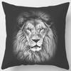 Animal World Tiger Lion Print Pattern Pillowcase Living Room Sofa Cushion Cover Bedroom Bedside Home Decoration 45x45cm