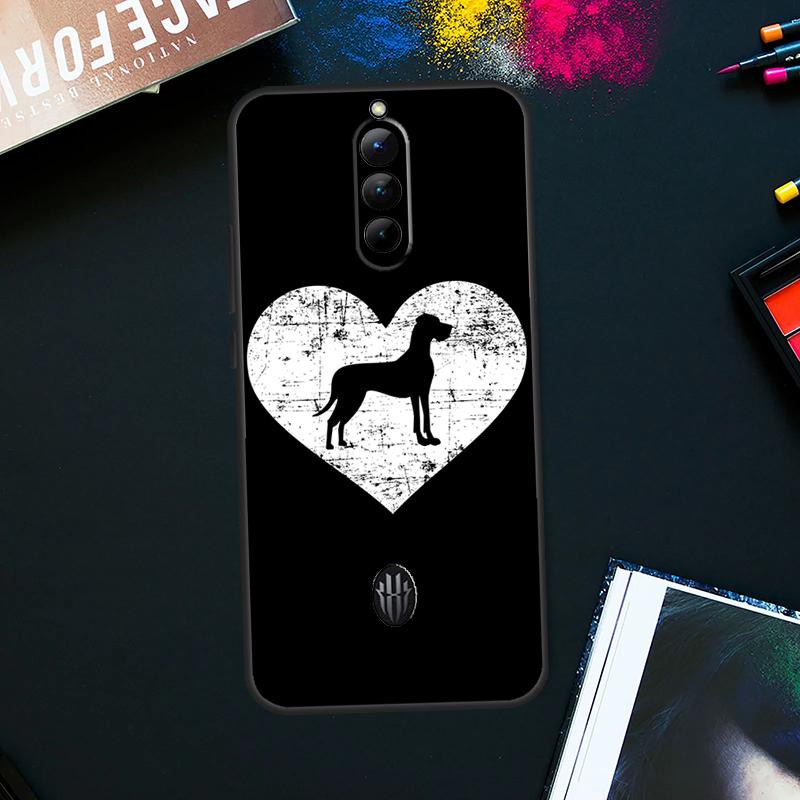 Great Dane Dog Case For ZTE Nubia Red Magic 9 8 8S Pro Plus RedMagic 6S 7S Pro 6 7 Pro 5S 6R 5G Back Cover