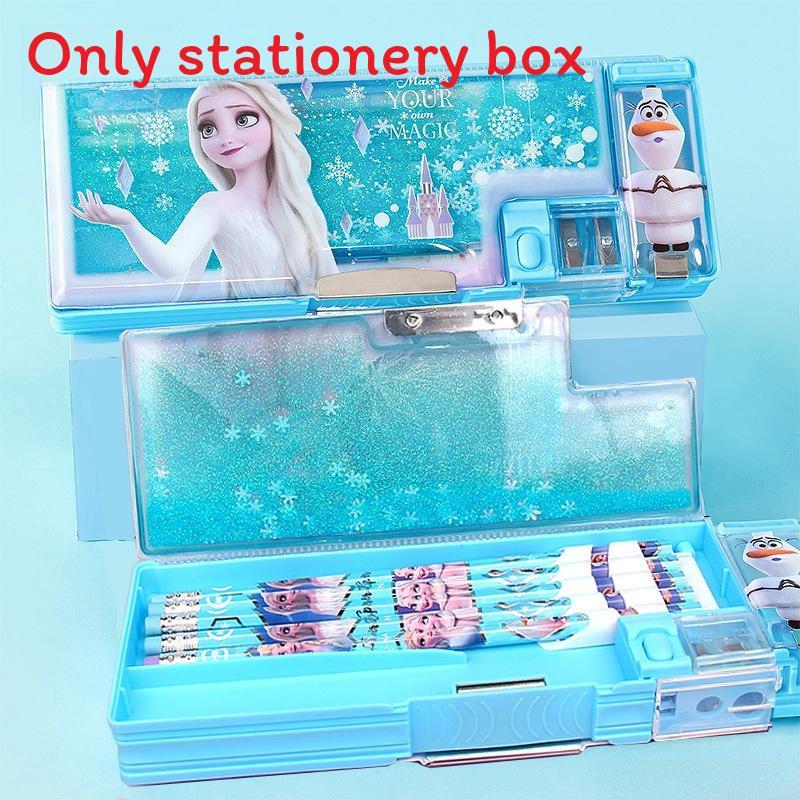 Frozen Elsa Desk Organizer With Sand Flowing Design For Elementary School Girls