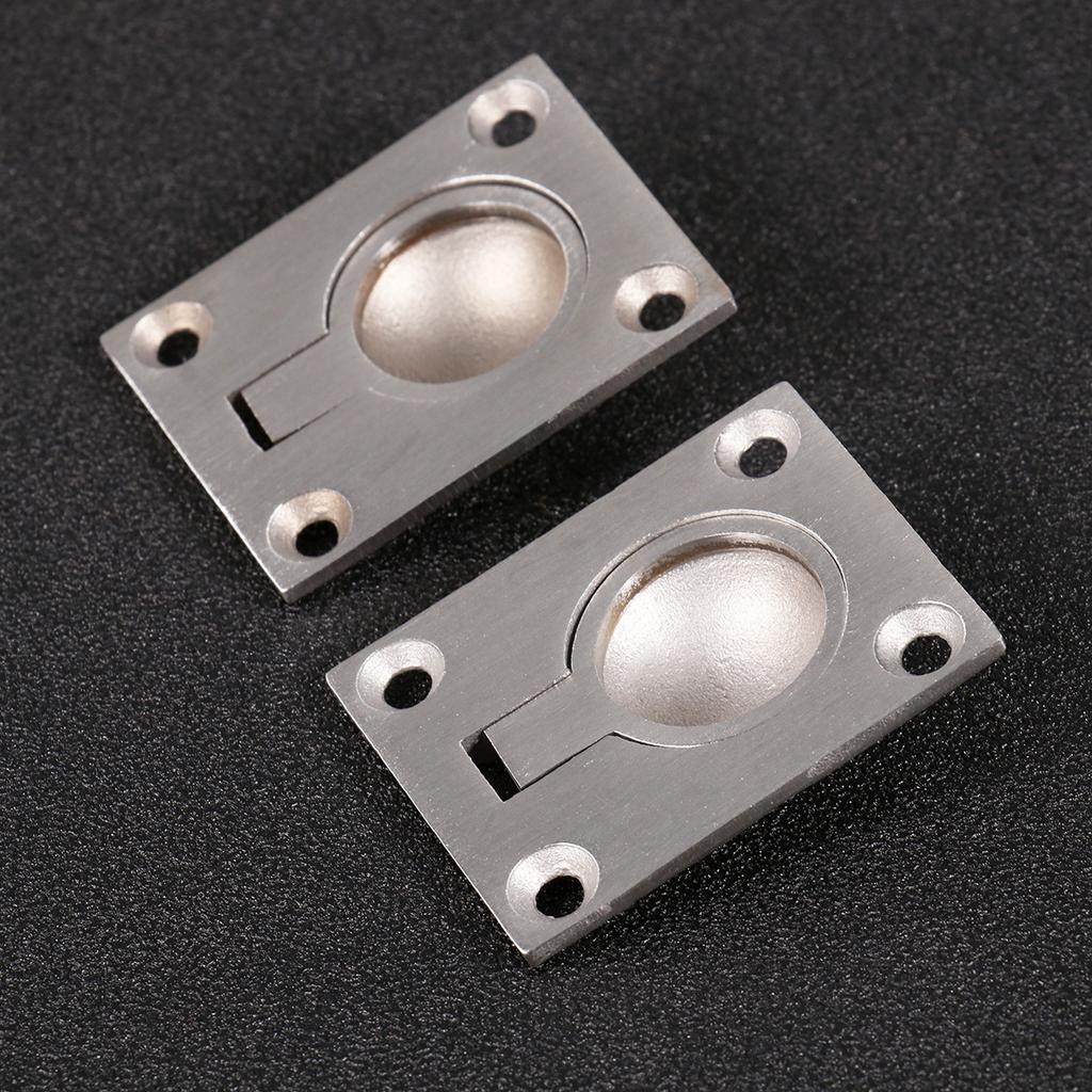 3 Stück Edelstahl Zuggriff Silber Schrank Schubladenknopf Unsichtbare Schiebetürbeschläge Ersatz für Kleiderschrank Schrank