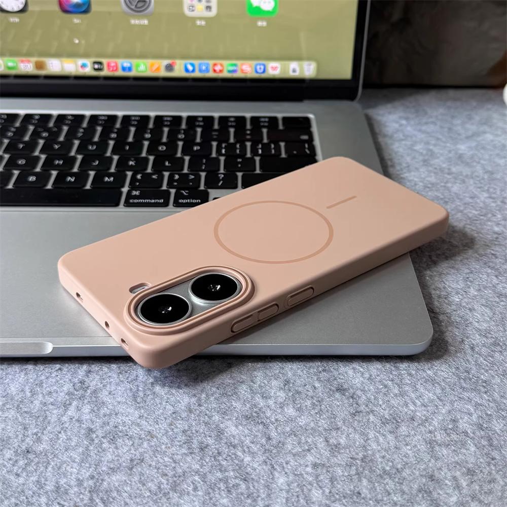 Ultra-thin Solid Color Matte Magnectic Case For Xiaomi POCO X7 Pro F7 F6 M6 F5 X5 X6  Ultra Wireless Charging Slim Hard PC Cover