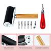 Rubber Brayer Roller Rubber Stamp Making Kits with Stamp Block Carving Starter Tool Kits for Card Crafting Paper Crafts
